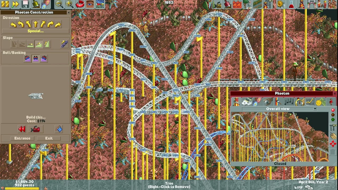 OpenRCT2 - Fred-104: Futuristic Funquest Year 2