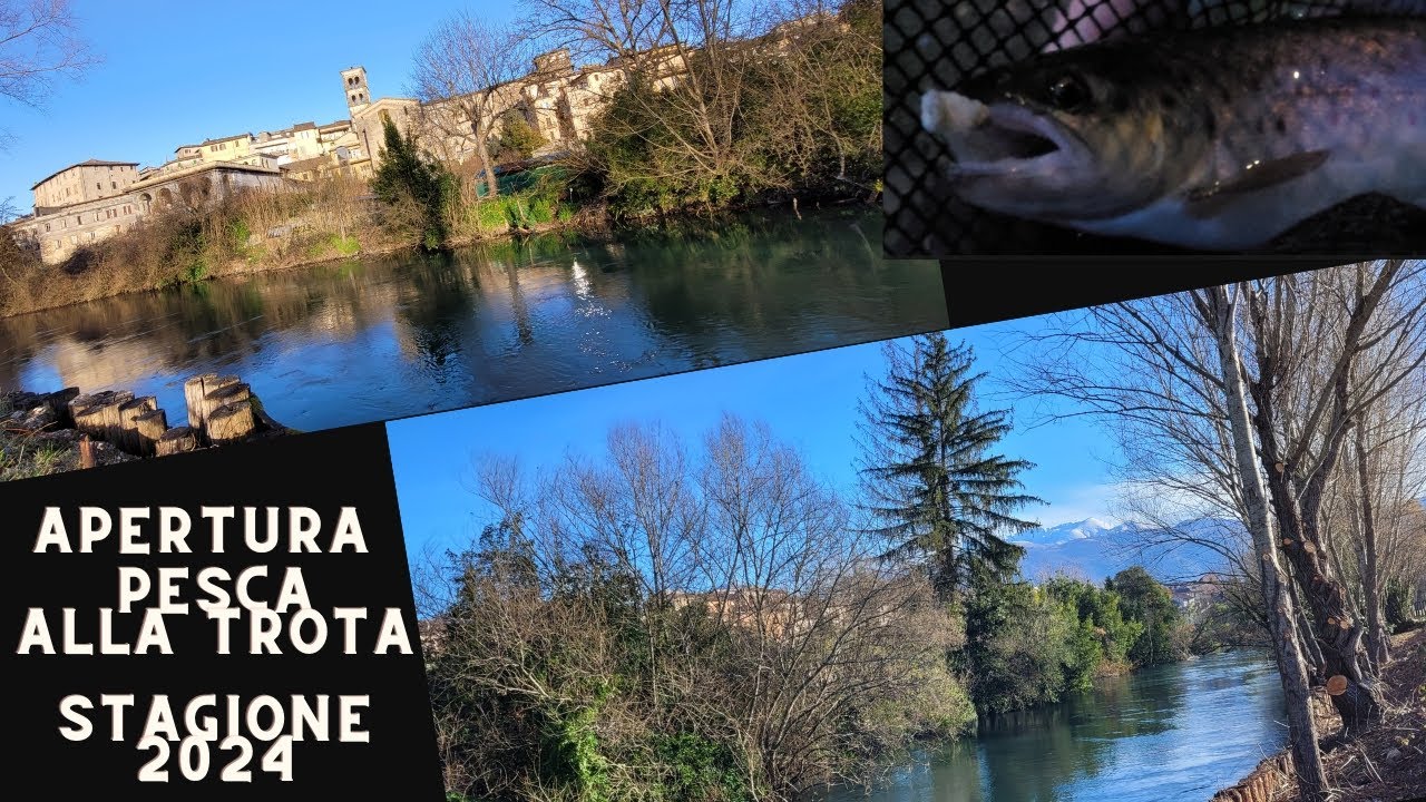 Apertura pesca alla Trota STAGIONE 2024 sul Fiume Velino a Rieti - UN DISASTRO, MA TANTE RISATE