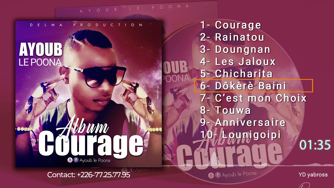 AYOUB LE POONA  - DOKERE BAINI (Album Courage)