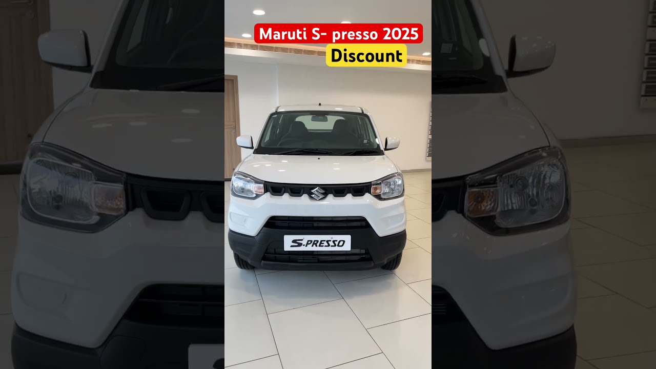 Maruti S-presso 2025 Скидка