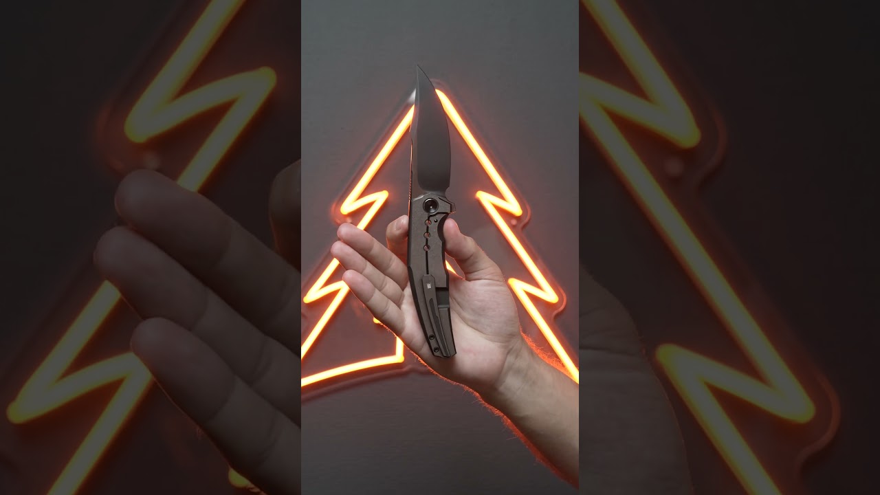 Нож WE Knife Kyklos blackwash сталь M390 рукоять Satin/Black Titanium (WE23086-3)
