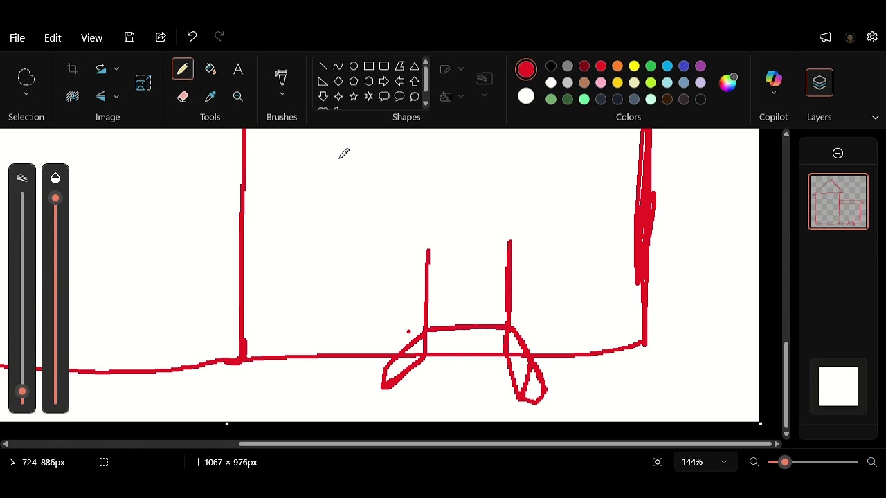 Drawing a House: Sketching