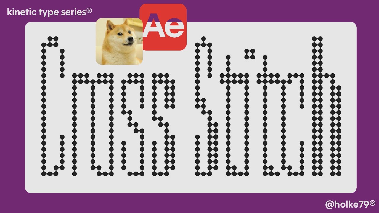 KTS® - Digital Cross Stitch - After Effects