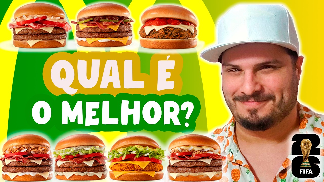 RANKING DOS LANCHES DA COPA DO MUNDO - SELE&Ccedil;&Otilde;ES DO M&Eacute;QUI 2026 (informa&ccedil;&otilde;es novas)