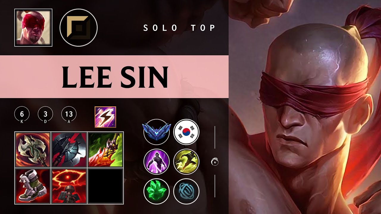 Lee Sin Top vs Renekton - KR Diamond Patch 26.01