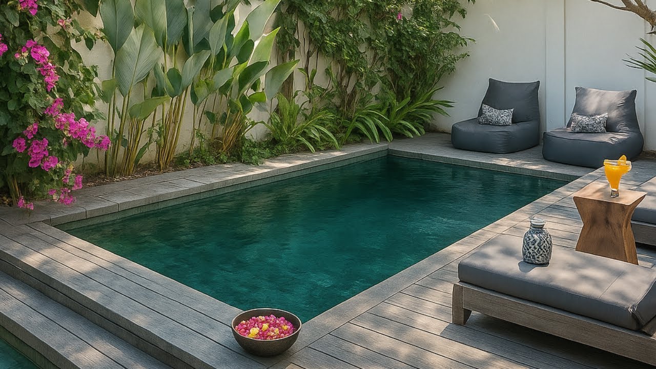 40 PISCINAS para PATIOS PEQUEÑOS que TE VAN A ENCANTAR Y TOMARÁS COMO MODELO