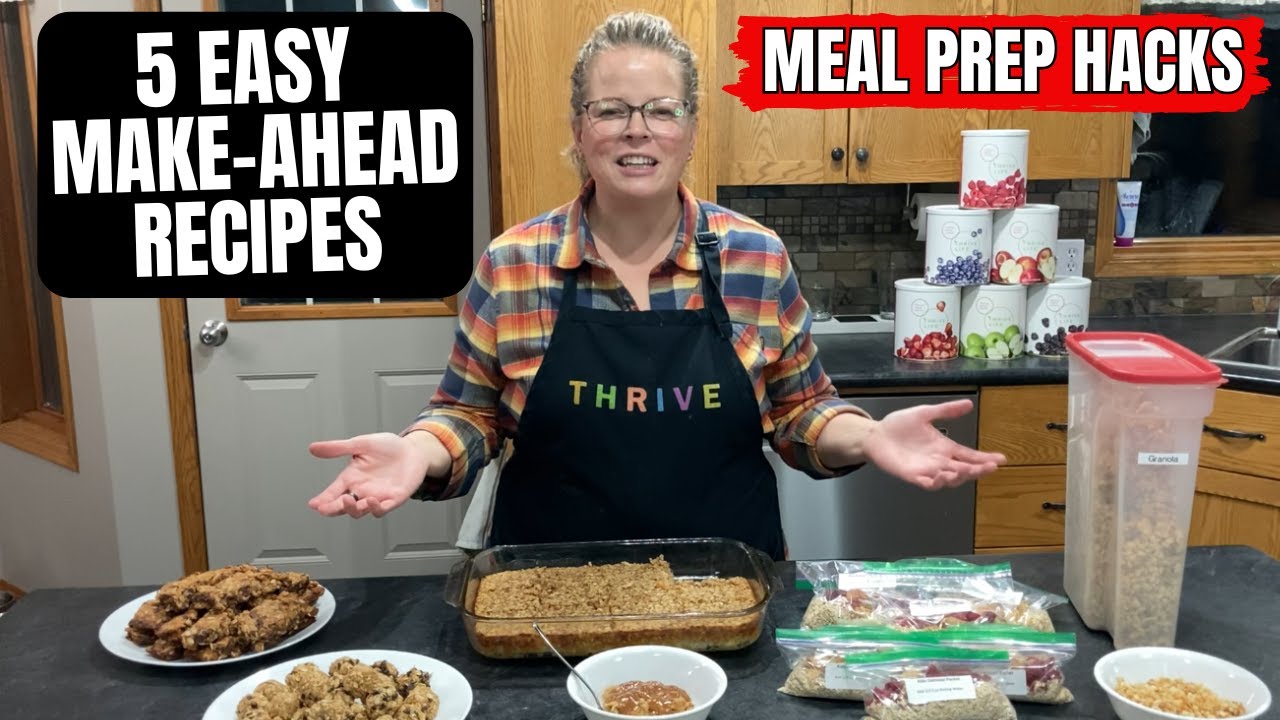 5 Easy Make Ahead Recipes