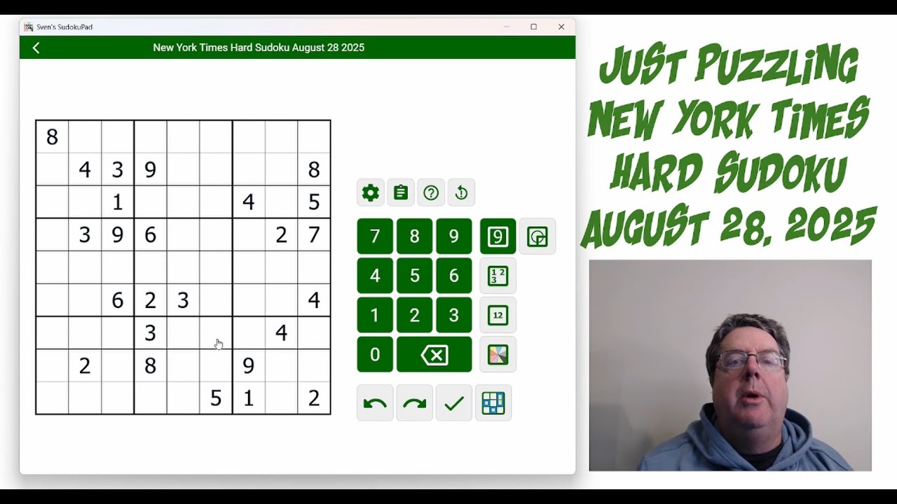 New York Times Hard Sudoku Explained | August 28 2025