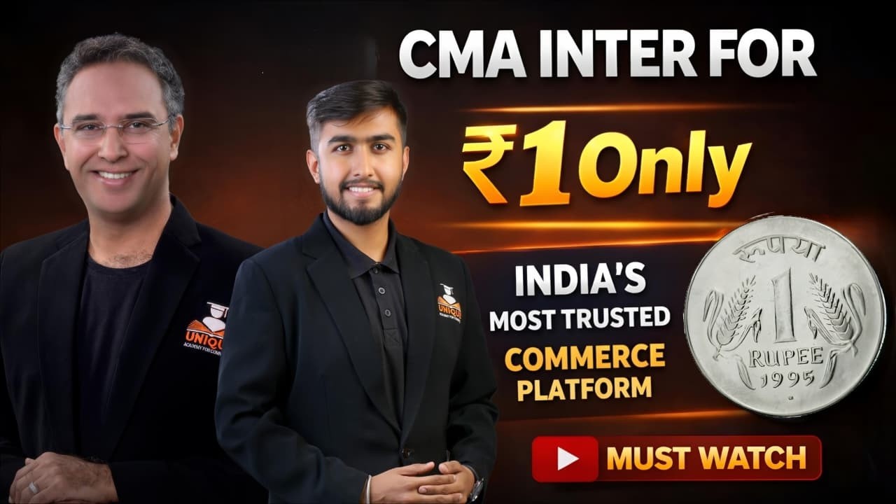 CMA Inter for ₹1 Only? 🤯 | Exclusive for CMA Foundation Rankers