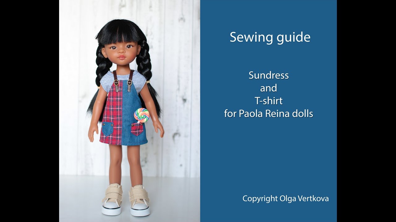 DIY Sundress with straps with pockets for Paola Reina/Сарафан на лямках с карманами для Паола Рейна