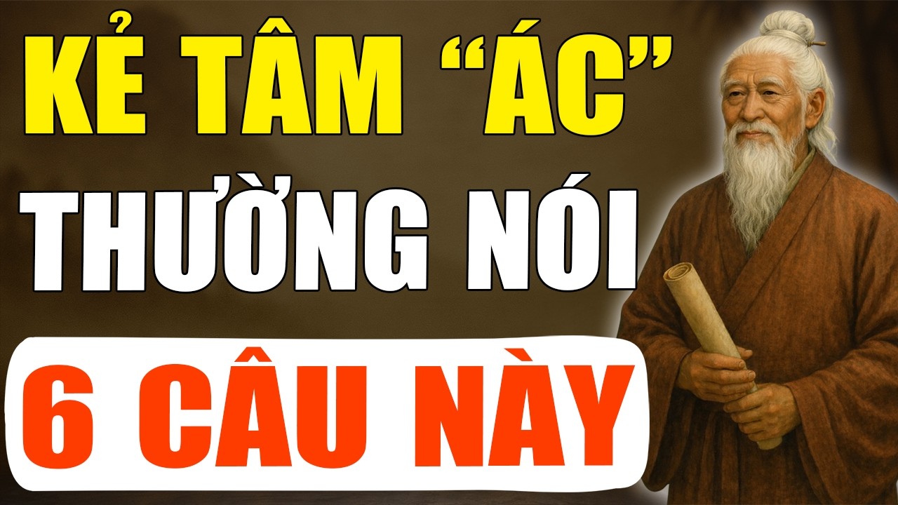 Cổ Nhân tiết lộ: Kẻ Có Tâm Địa Cực Kỳ Xấu Xa Thường Nói 6 Lời Nói Này | Cổ Nhân Minh Trí