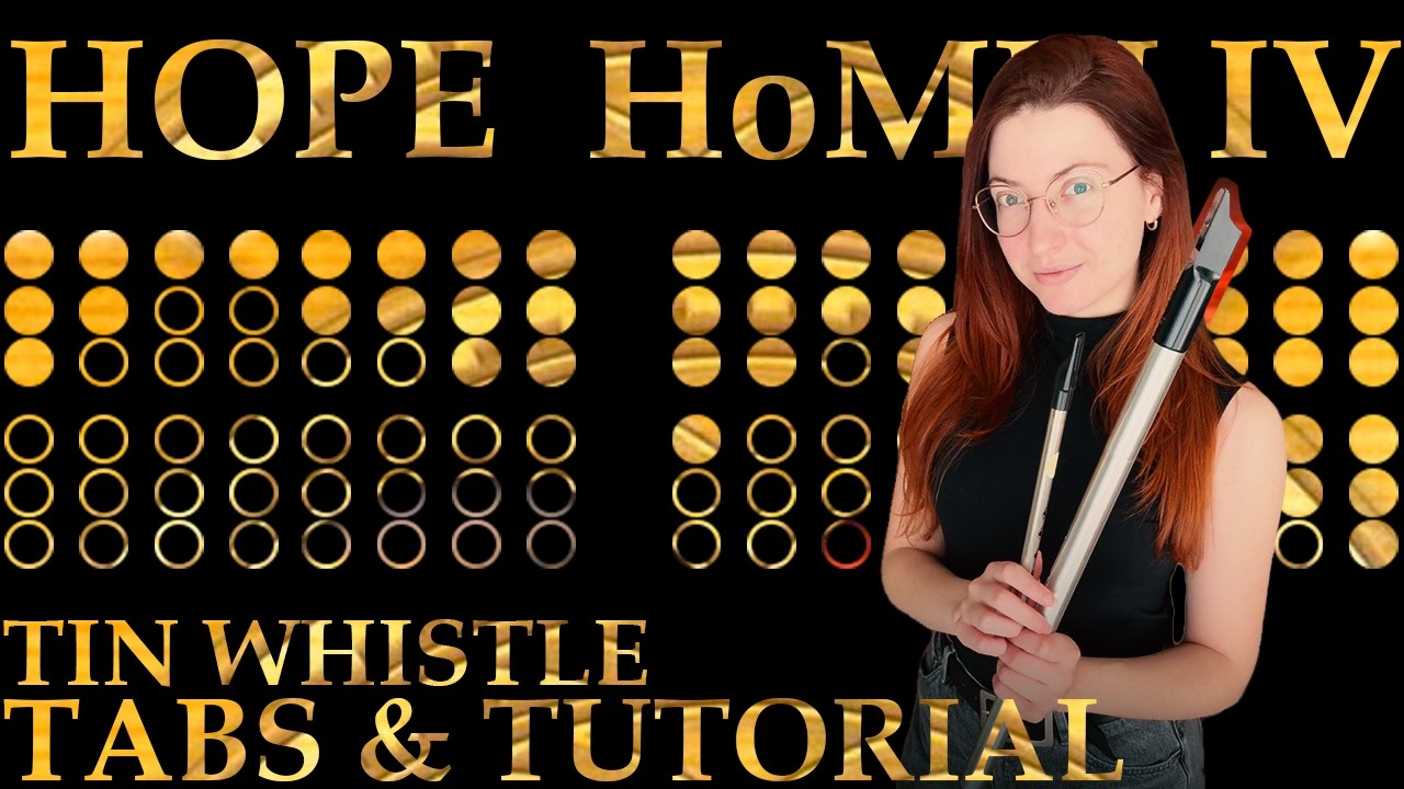 Tin Whistle Tabs + Tutorial: Heroes of Might and Magic IV - Dirt Theme (Hope)