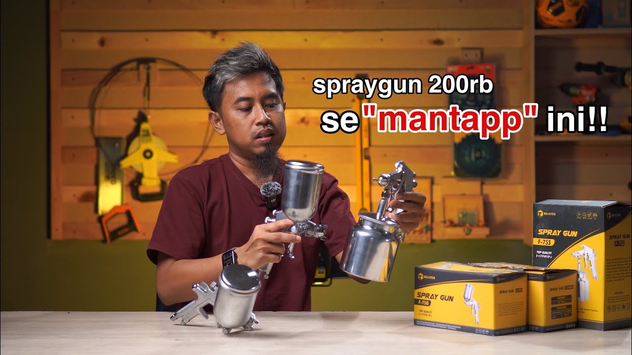 Halusss.. mending ini lah dr pada beli kawe-kawe.!! - BRAXTER SPRAYGUN F-75S, F-75G & F-100DG