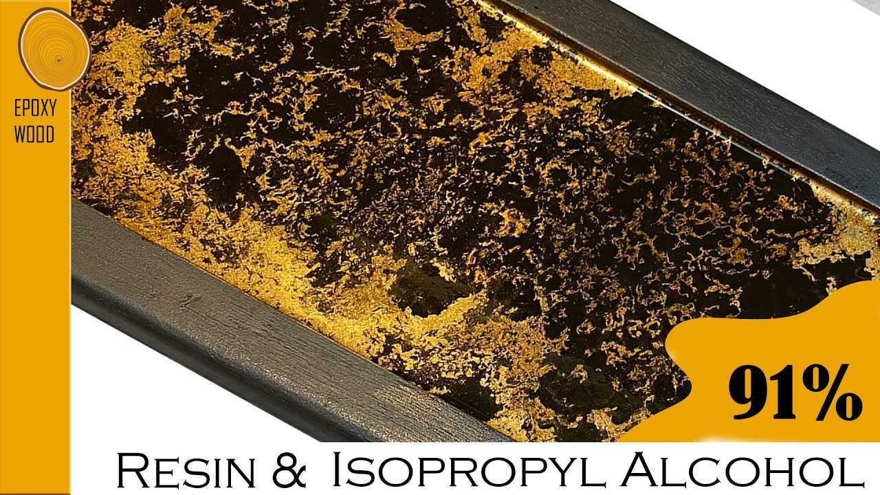 91% Isopropyl Alcohol and Epoxy Resin? 100% YES! 🥇