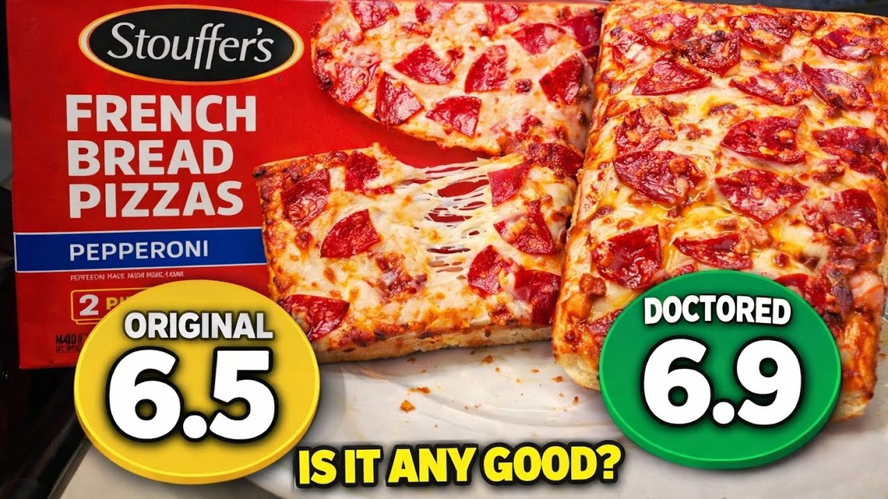 I Tried Stouffer’s French Bread Pepperoni Pizza 🍕👀 Is It Any Good?