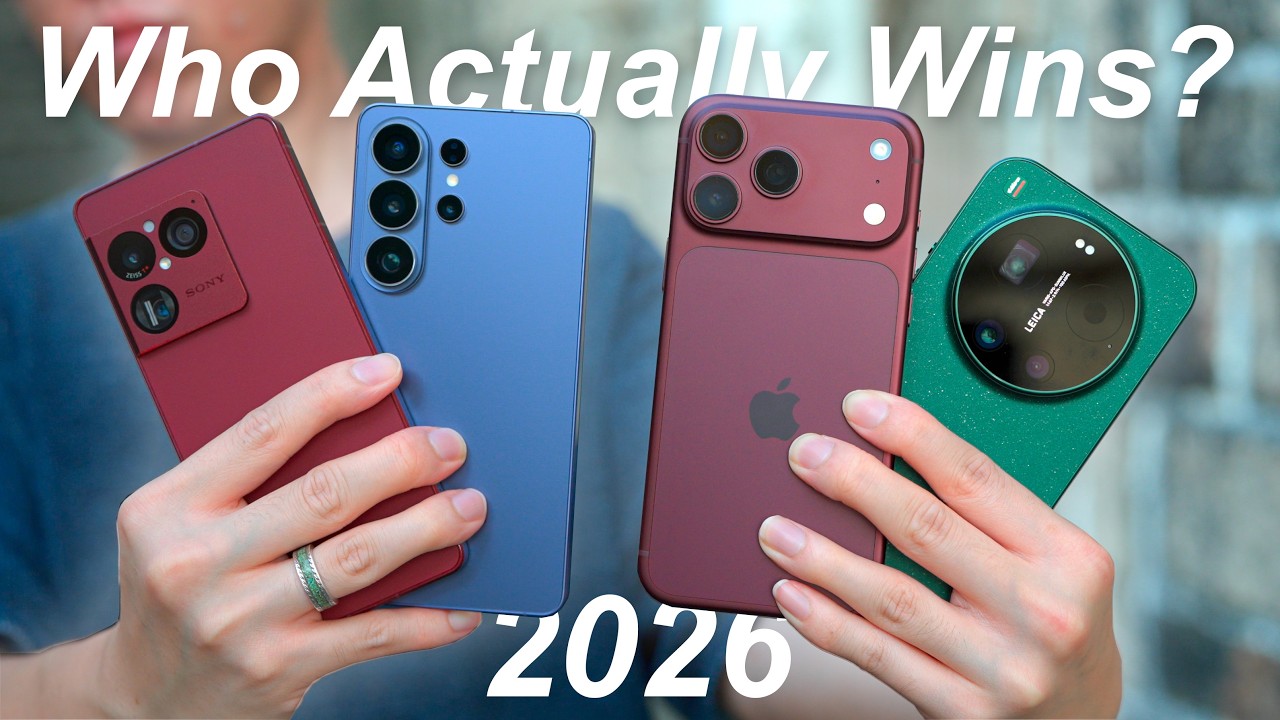 У какой камеры лучше качество? iPhone 18 Pro Max против Galaxy S26 Ultra против Sony Xperia 1 VII...