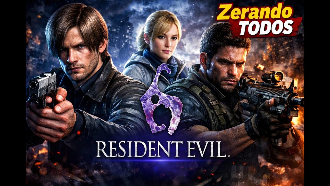 Zerando TODOS - RE 6  SÓ PEGA NO LOW KKKKKKKKKKKKKK