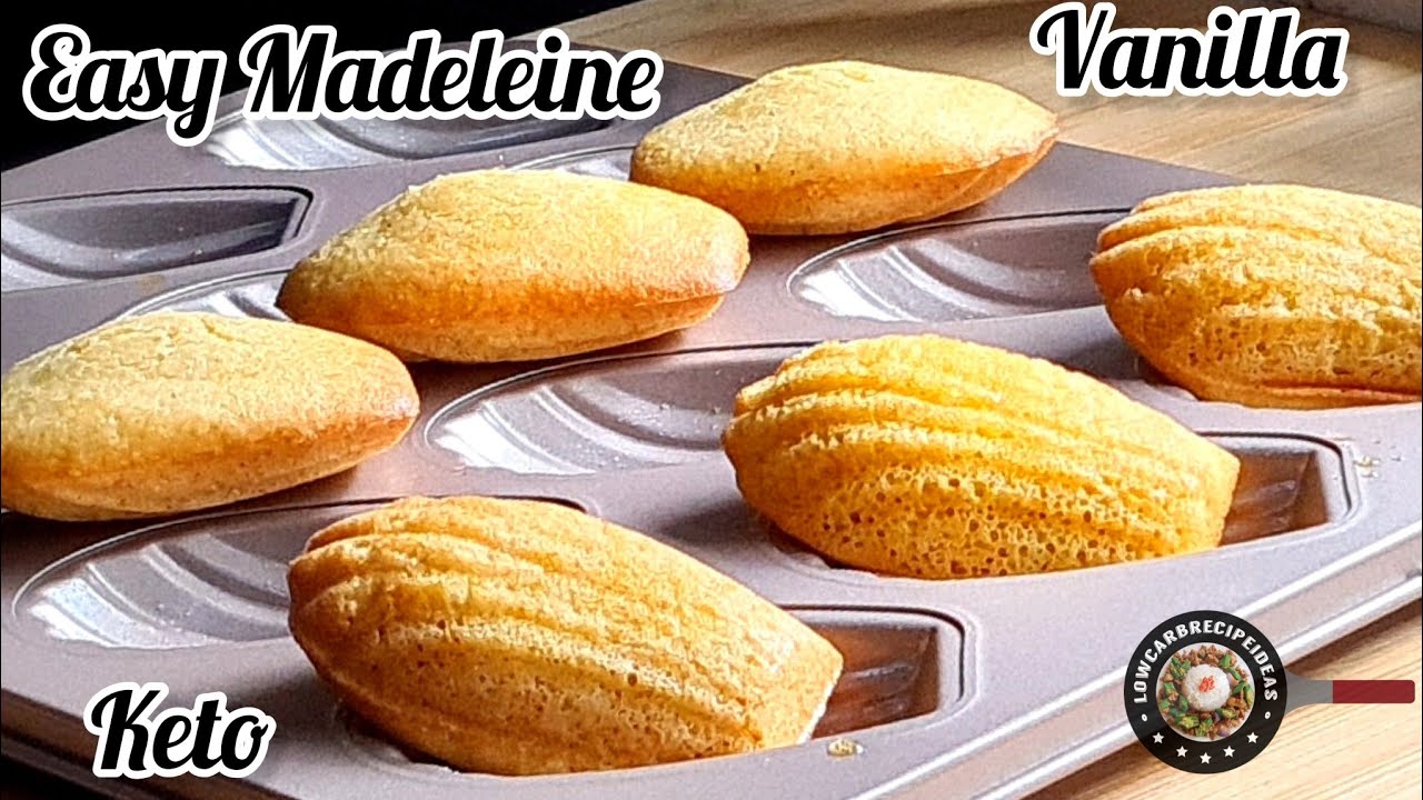 Easy Keto Vanilla Madeleine | No chilling | No tools & equipment | Quick | Soft, buttery & delicious