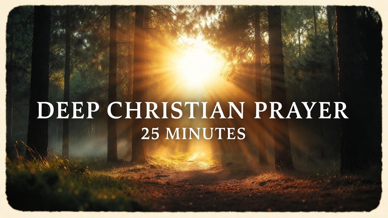 Deep Christian Prayer in the Forest | Peaceful Worship Ambient for Prayer & Meditation (25 Minutes)