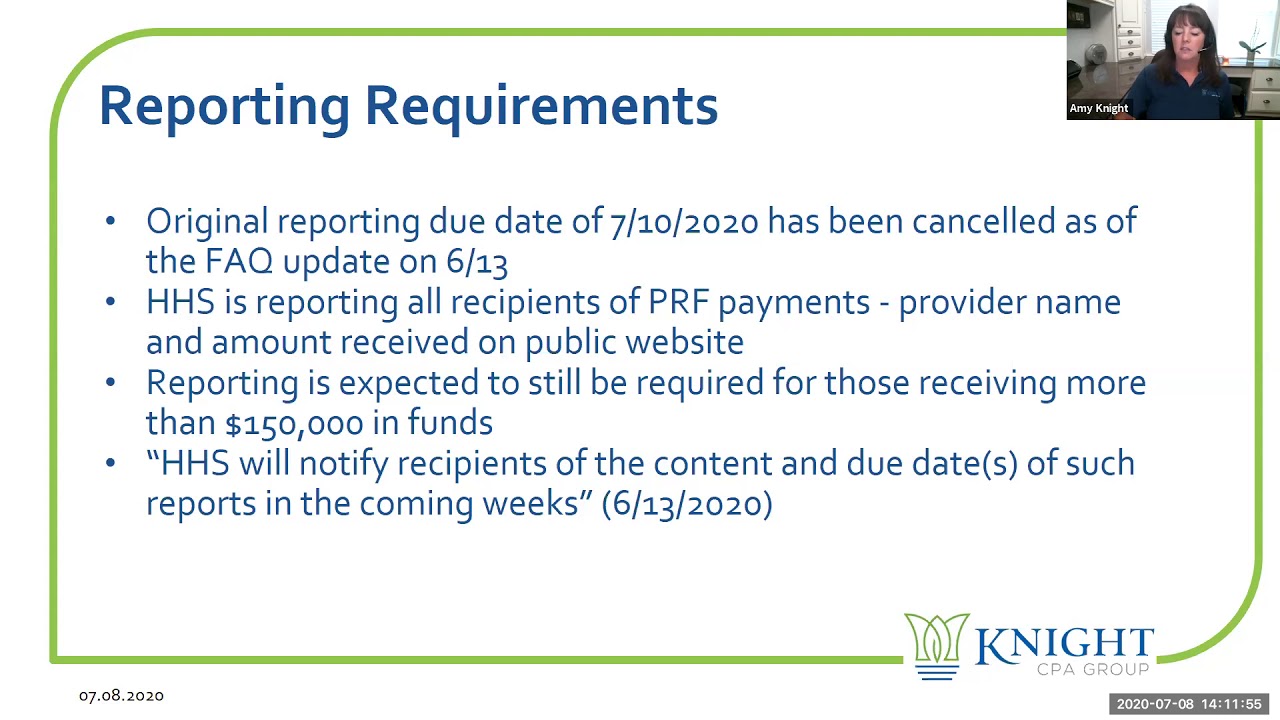 UPDATES on the HHS Provider Relief Fund and stimulus payments (07/08/2020)