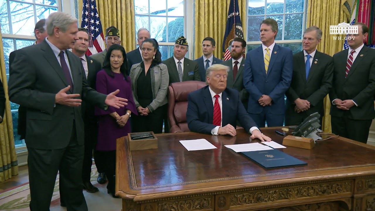 President Trump Participates in a Signing Ceremony
