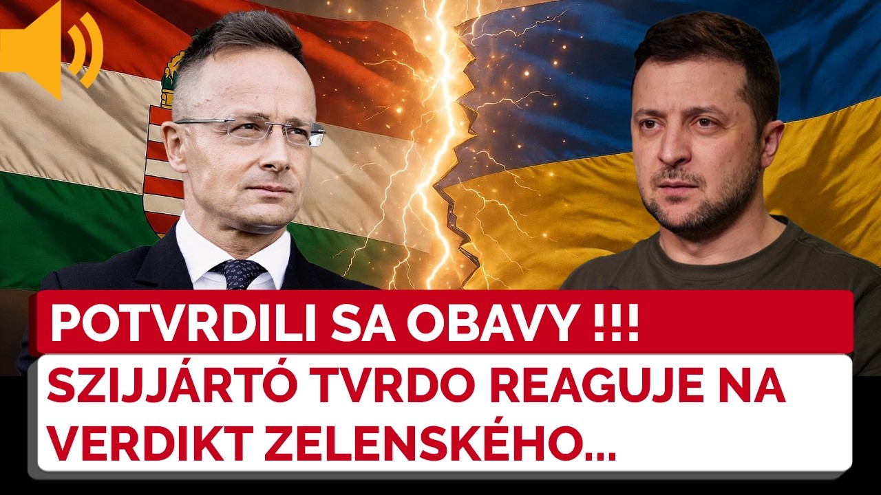 Maďarsko potvrdilo najvážnejšie obavy o Zelenskom. Szijjártó tvrdo reaguje na dnešné udalosti
