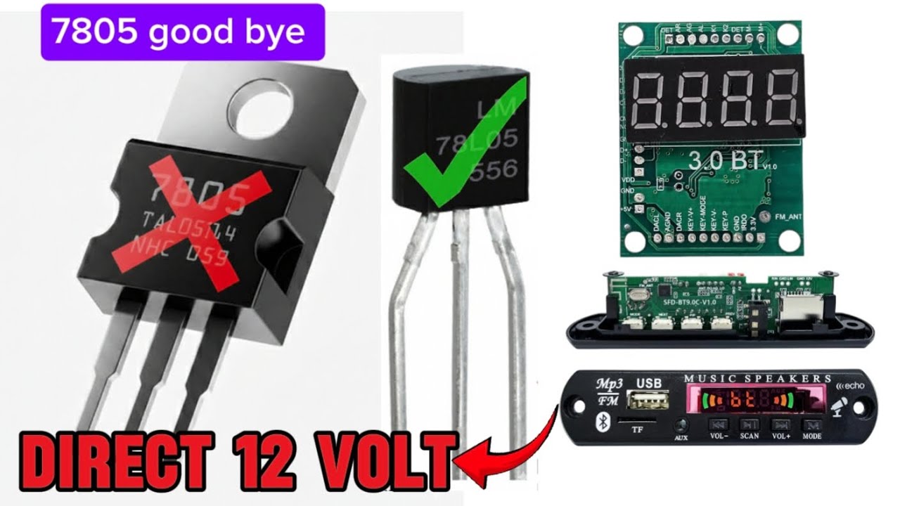 Bluetooth pannel को 12 volt se चलाओ!#electronic