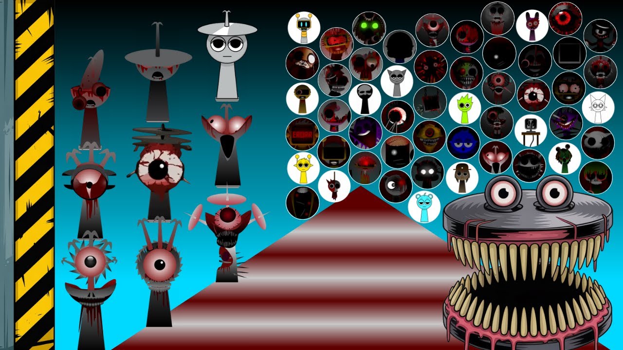 UNLEASHED Clukr Phase 1 - 9! - ALL 160 Sprunki Phase 1 - 8 Survival Marble Race