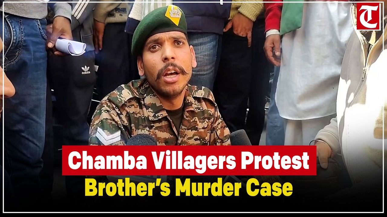 Chamba Villagers Block Road, Demand Justice for Brother’s Murder Case | Protest & Police Action