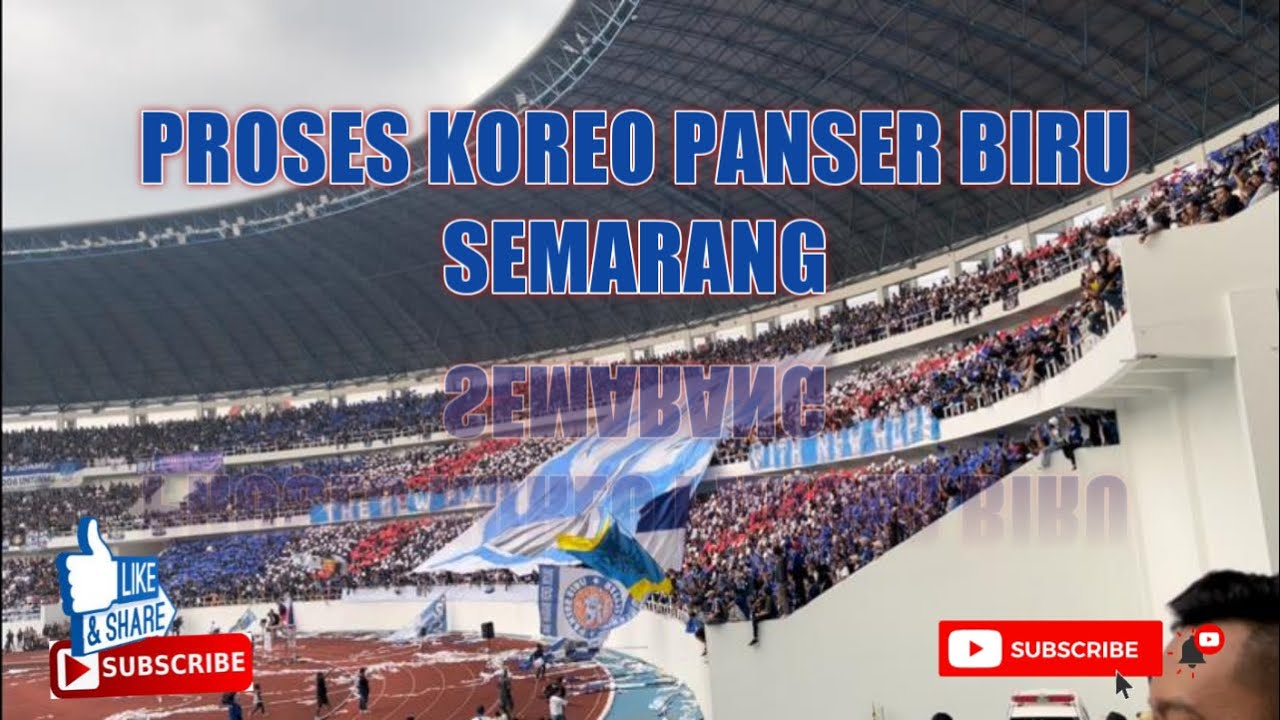 KOREO PANSER BIRU SEMARANG TRIBUN SELATAN - PSIS vs AREMA 4 Juni 2022 #panserbiru #psis #semarang