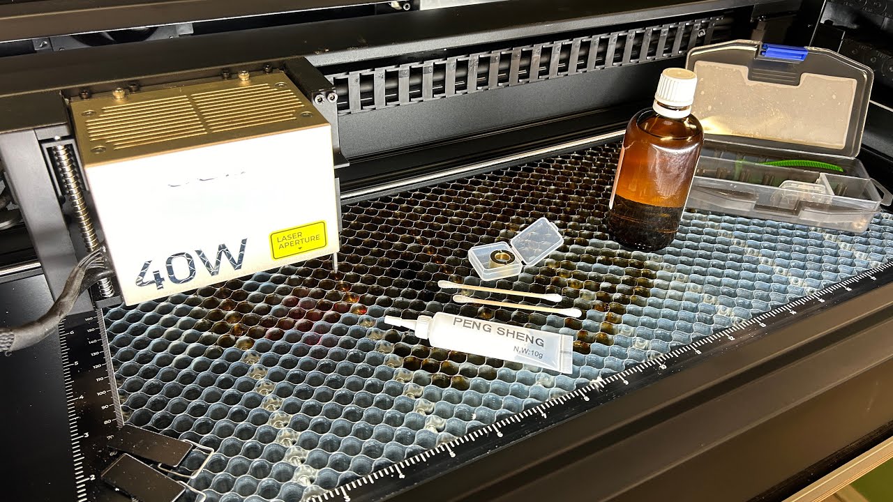 Reinigung der Laserlinse vom xtool S1
