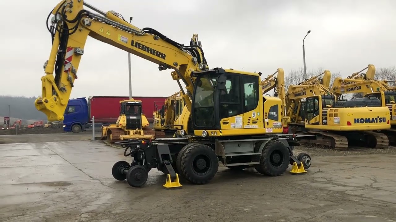 Koparka dwudrogowa Liebherr A922 Rail Litronic 2016r.