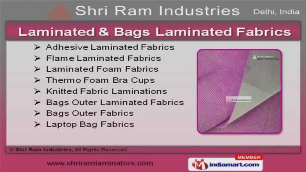 Foam Lamination & Laminated Fabrics by Shri Ram Industries, Delhi