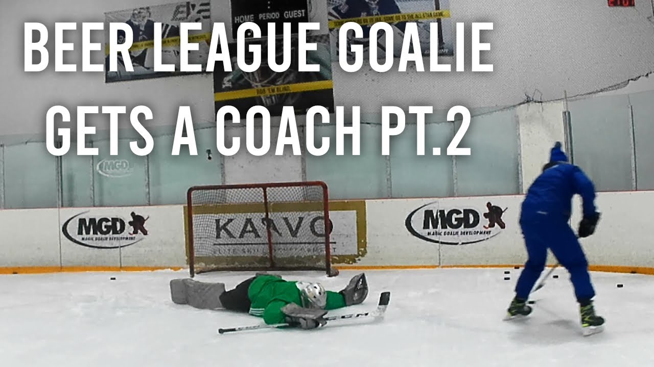 COACHING | Over 40 Goalie - Beer league goalie gets a coach! pt.2