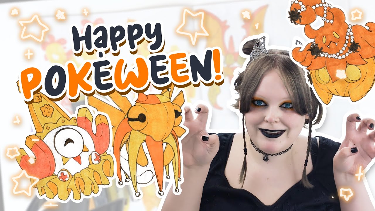 Inktober 2025 ReCap ★ I drew 31 Halloween Themed Pokémon !!