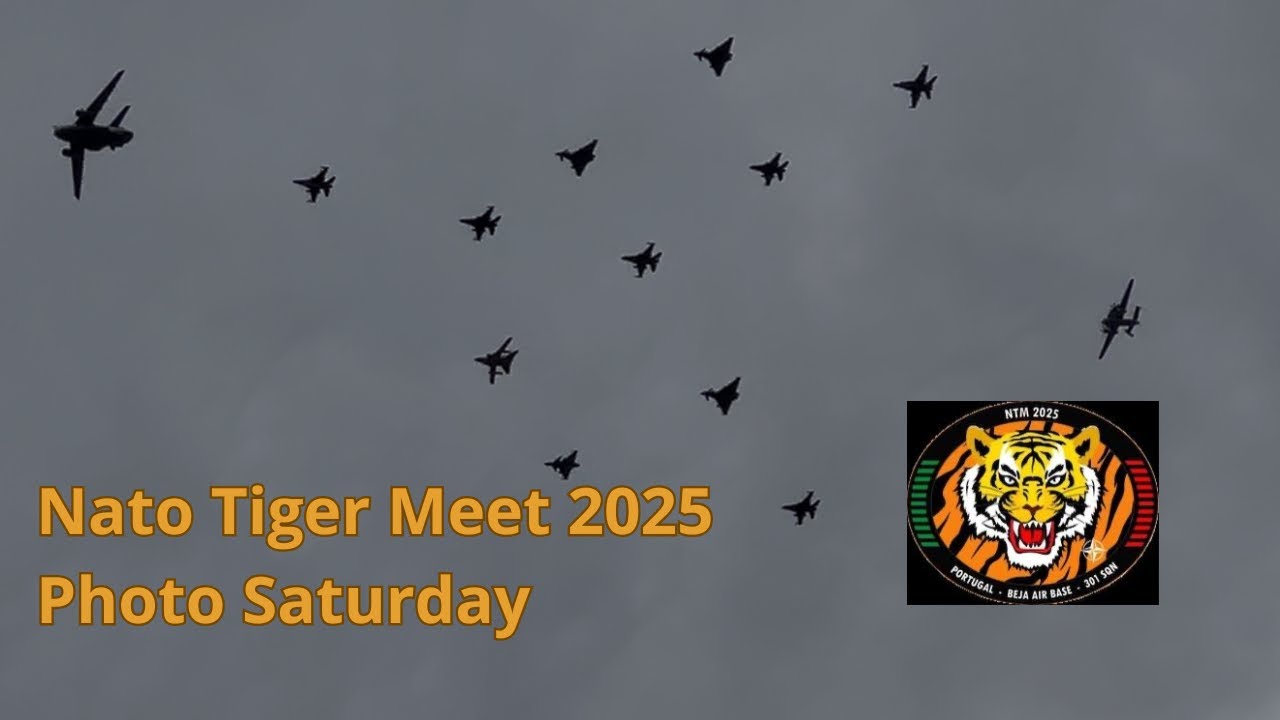 NATO Tiger Meet photo Saturday at Beja Air base Portugal 🇵🇹 