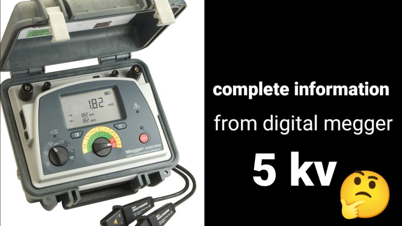 5kv digital megger/Full details of 5 kv digital mager/insulation tester/