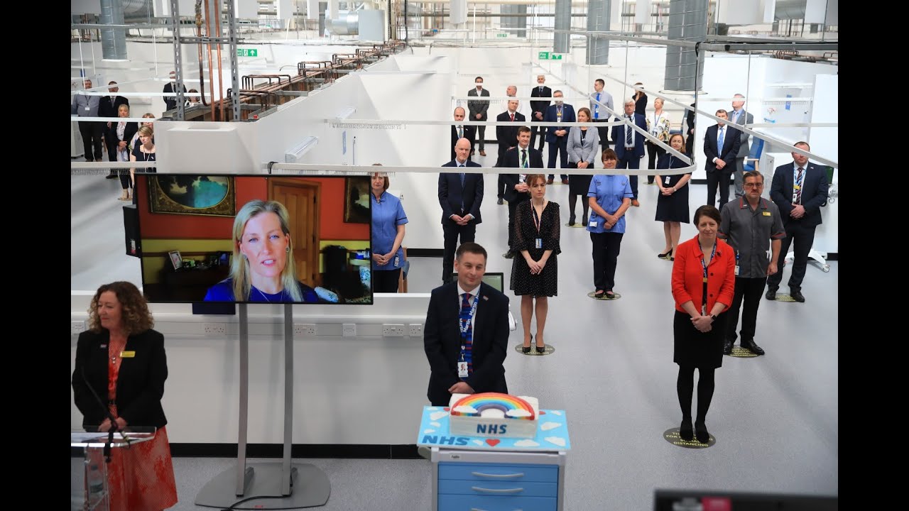 The Countess of Wessex opens NHS Nightingale North East