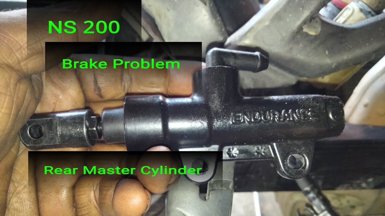 NS 200 - Rear Brake Problem#Master Cylinder