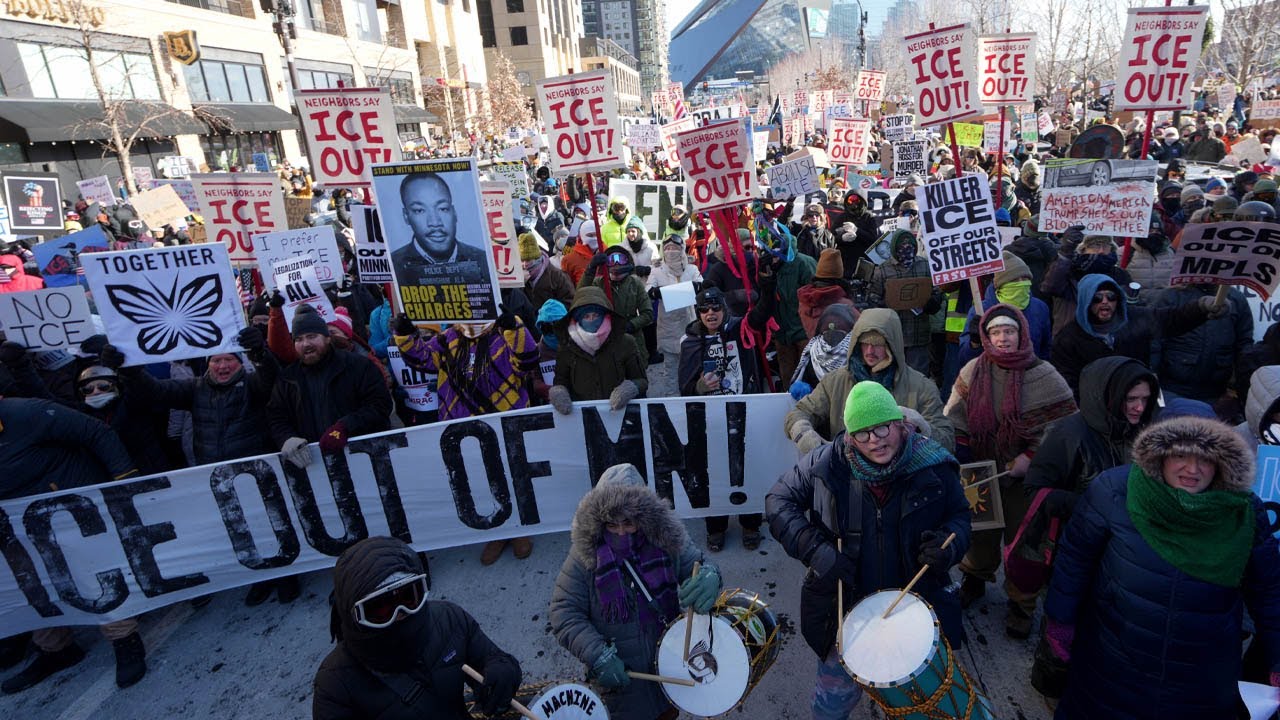 ICE in Minnesota: Thousands Protest in Subzero Temperatures; Arrest Numbers Disputed | Lakeland News
