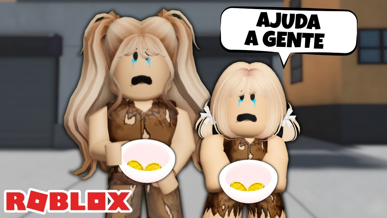 VIRAMOS MENDIGAS por 24 HORAS no ROBLOX!