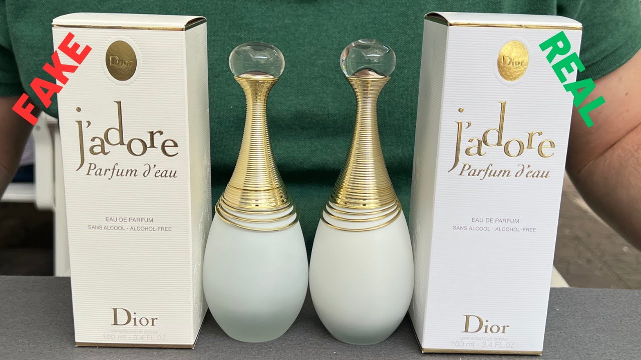 Fake vs Real Dior J'adore Parfum d'Eau / How To Spot Fake Dior J’adore Alcohol-Free Fragrance