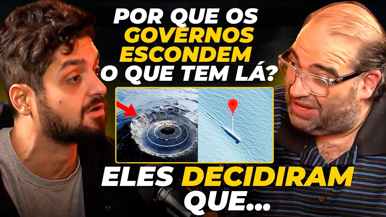 MONARK CONFRONTA SACANI: O que existe EMBAIXO do GELO da ANTÁRTICA?