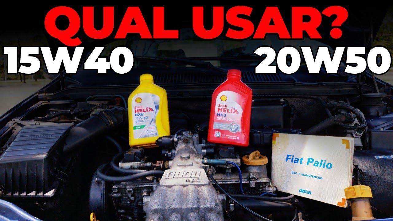15w40 ou 20w50? QUAL LUBRIFICANTE USAR NO MOTOR FIASA? | Autos & Dicas #209