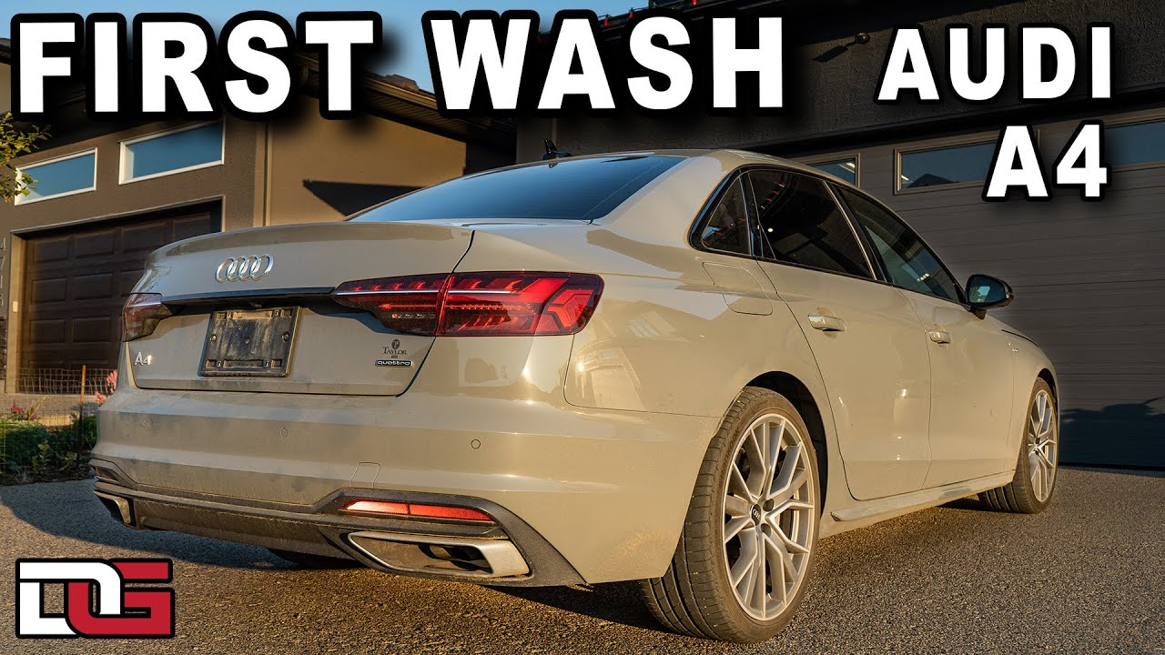 First Wash Audi A4 S Line | Dog Vomit in a NEW Car?!