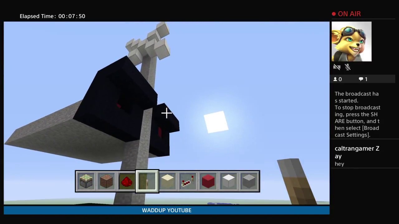 How to make a railroad crossing in minecraft
