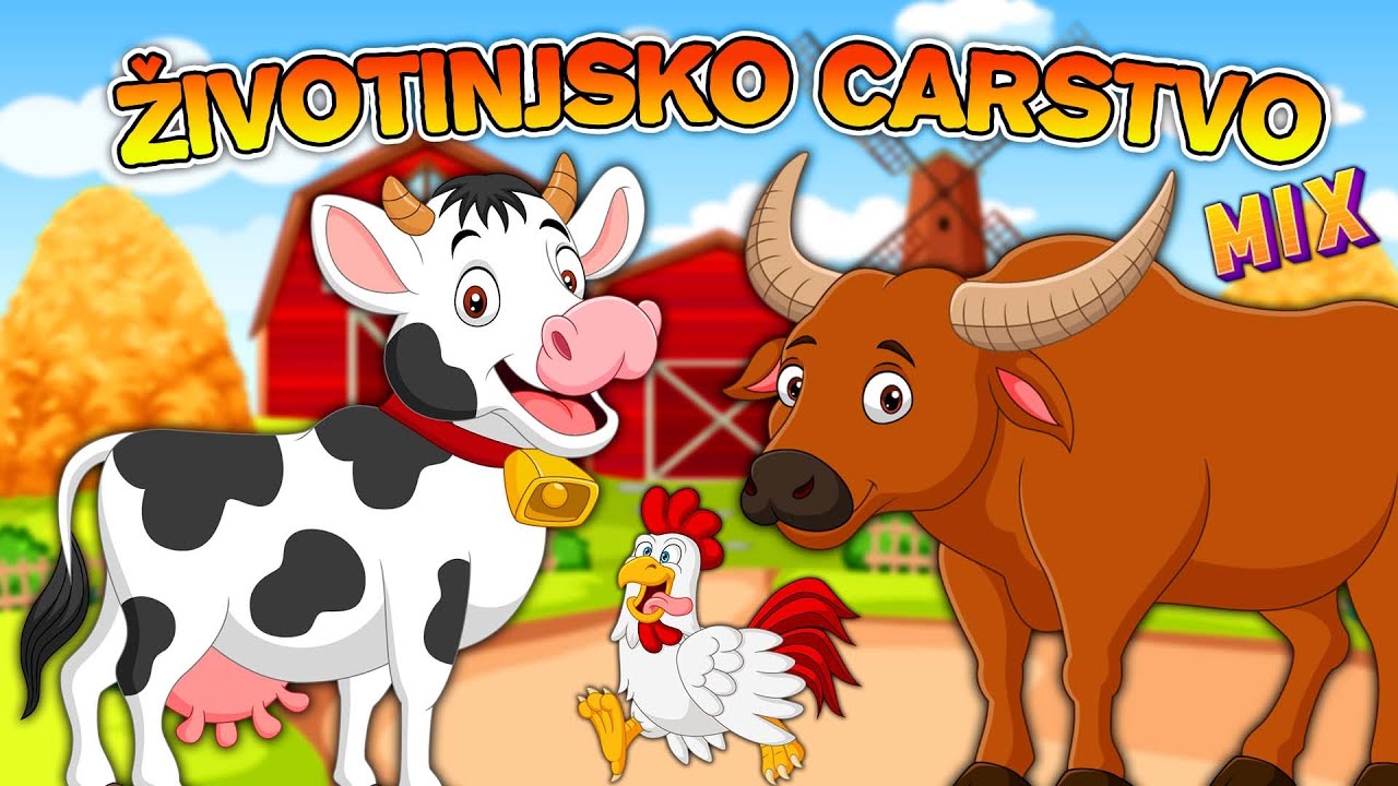 Životinjsko carstvo MIX ❤️️ Učimo životinje 💛 Pesmice o životinjama 💚 Domaće životinje 💜