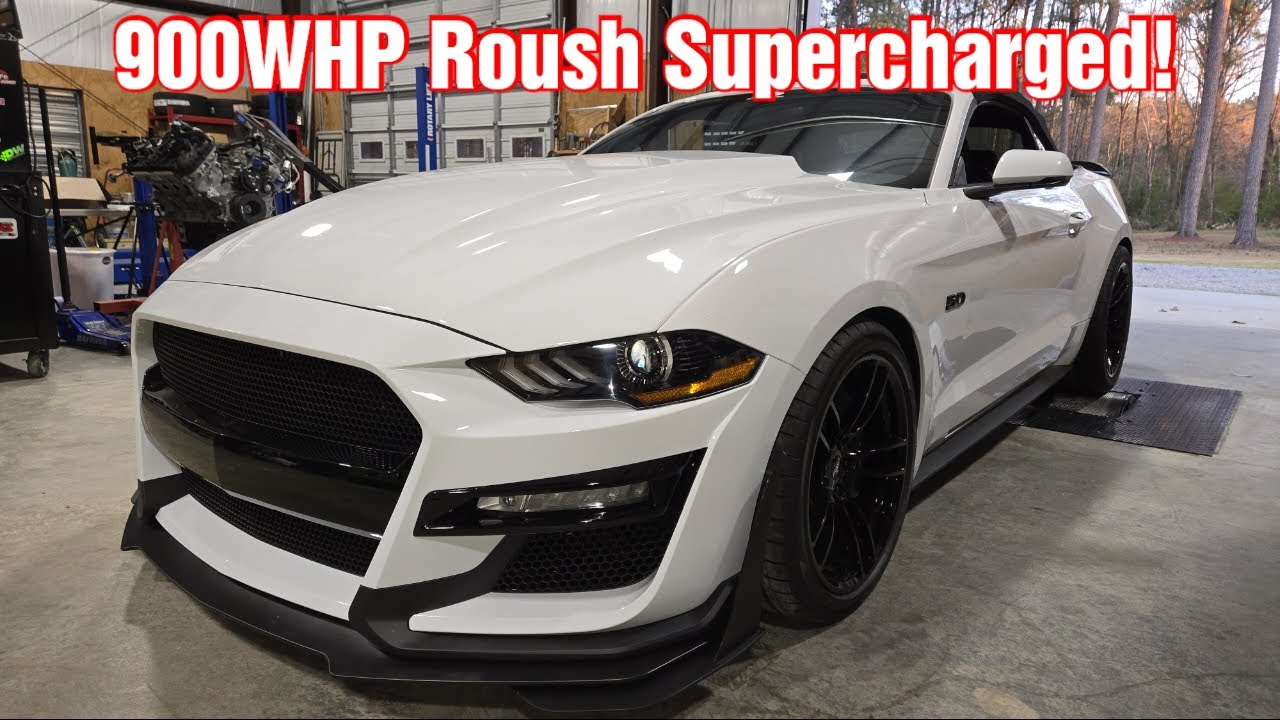 Another 900WHP Roush Supercharged Mustang GT Tuned!