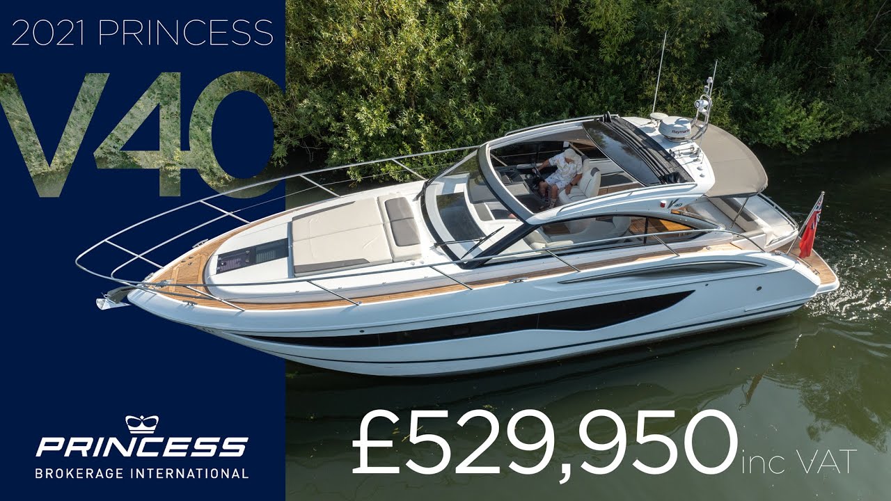 2021 Princess V40 'Lady Di' for SALE NOW in Windsor, UK