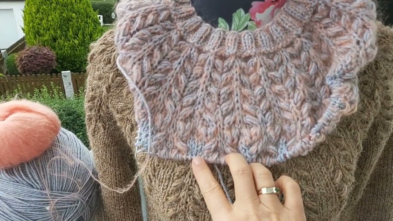 #stricken #Pullover mit #field Muster #rundpasse, welcher ihr wollt (Anleitung)